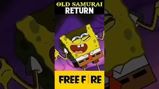 Free Fire Old Zombie Samurai Bundle Return|#shorts #freefire #viral