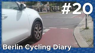 Raser, Rotfahrer, Geisterradler und Container auf der Fahrbahn – Dashcam (Berlin Cycling Diary)