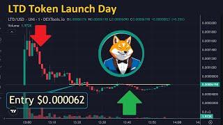 LTD Token Launch ( Living the Dream ) SHIB Watching the Chart Live - #tametheark #charts