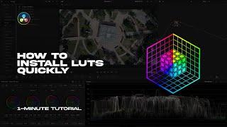 How to Install LUTs | Davinci Resolve 18 Tutorial