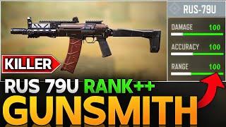 BEST RUS 79U GUNSMITH IN CALL OF DUTY MOBILE | RUS 79U RANK BUILD COD MOBILE|