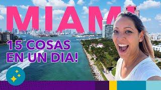 QUÉ HACER en MIAMI en UN DÍA! Lugares que debes conocer! 