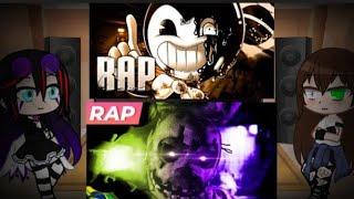 Creepyastas reagindo ao Rap do Bendy/Springtrap{Papyrus da Batata/Iron Master}.GC