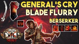 [3.15] General's Cry Blade Flurry Build | Berserker | Expedition | Path of Exile 3.15