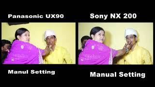 Panasonic UX90 VS Sony NX 200 4k Video camera comparison 03