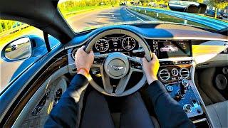 Bentley Continental GT 635HP, Limited First Edition! - POV Test Drive. Bentley GoPRO driving.