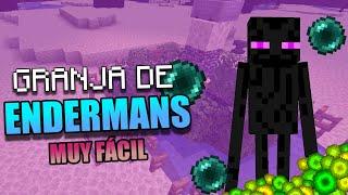 La Granja de Endermans Más FÁCIL de Minecraft 1.20/1.19/1.18