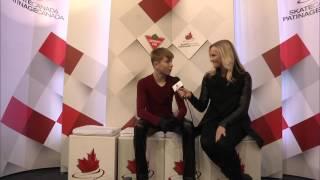 Daniel ROUSSKIKH - Novice Men Free Program Interview - CTNSC17