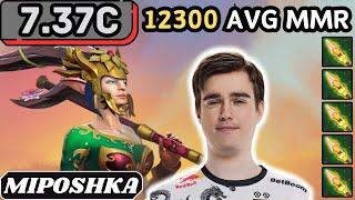 7.37c - Miposhka ENCHANTRESS Hard Support Gameplay - Dota 2 Full Match Gameplay