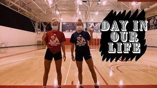 A DAY IN OUR LIFE AS D1 ATHLETES **IN COVID** I CAVINDER TWINS