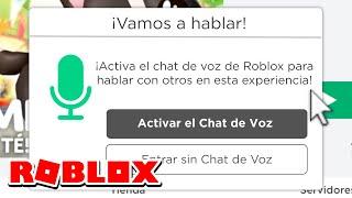  ¡Como ACTIVAR el CHAT de VOZ en Roblox! *SIN VERFICACIÓN* ️