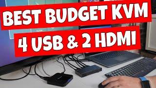 USB HDMI 2 PC KVM Multi Device Switcher Rocketek KVM503