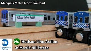 Munipals Metro North Action at Marble Hill Station!