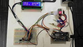 IOT based health monitoring system with pulse oxymeter and nodemcu