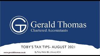 Tax Tips August 2021