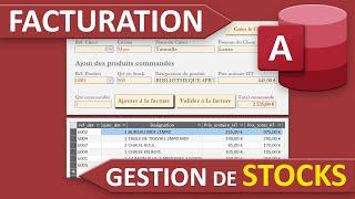 Facturation Access et gestion de stocks VBA