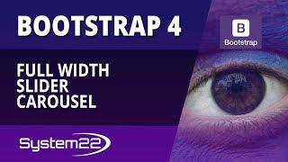 Bootstrap 4 Basics Full Width Slider Carousel