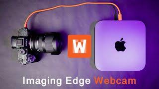 Sony Mirrorless Webcam || Imaging Edge Webcam || Use Sony a7iii for Zoom, Skype, OBS Studio etc