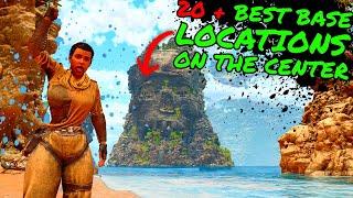 The Center TOP 25+ PVE Base LOCATIONS on Ark Survival Ascended!!!