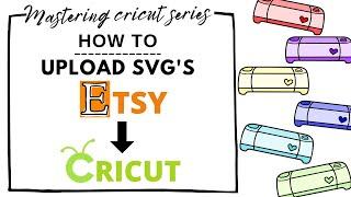How to Upload SVG files from Etsy to Cricut Design Space