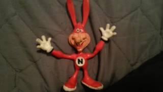 Domino's Pizza "The Noid" Toy ( 1980s Advertising Mascot ) - Collection Showing