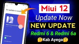 Redmi 6 & Redmi 6a MIUI 12 Update India  | Redmi 6 MIUI 12 Stable Update News