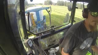 TRAKTOR PLASTAR RUNDBALAR cab view DEUTZH (original film)