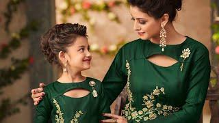 Matching Dresses for mothers and daughters | Similar Wedding outfits ideas for Moms and Daughters