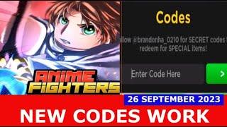 *NEW CODES* [UPDATE 44 + x7!] Anime Fighters Simulator ROBLOX | SEPTEMBER 26, 2023