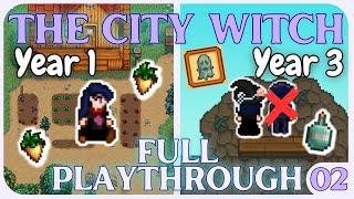 Willow The City Witch - FULL PLAYTHROUGH MOVIE Part 2 [Modded Stardew Valley]