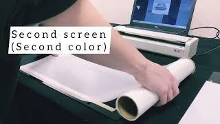 2-Color Print/ Heat Transfer with the MiScreen Digital Screen Maker