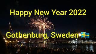 Happy New Year 2022 | Big celebration | New Year 2022 | Gothenburg | GÖTEBORG, Sweden 