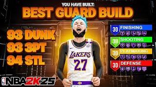 BEST GUARD BUILD IN NBA 2K25! Best ALL-AROUND GUARD BUILD! Best Build NBA 2K25!