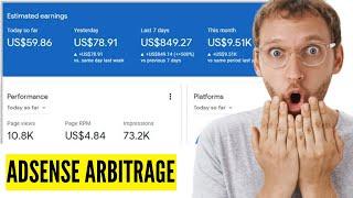 [AdSense arbitrage] How To Earn Money With Google Adsense Arbitrage