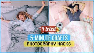 Testing Out 5 Minute Crafts Photo Hacks | Do these Viral Photo Hacks Work? | Himani Aggarwal