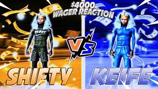 Keife Wagered Shifty For $4000 On NBA2K21 With Blah Against His EX Center GlassBadge  | REACTION