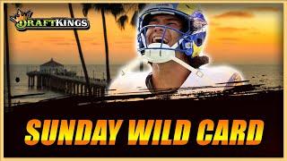 DraftKings NFL WILDCARD WEEKEND FIRST LOOK | Top SUNDAY Picks