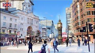 LONDON City Walking Tour 4K Victoria Street and Westminster Abbey