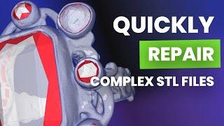 How to Quickly Repair Complex STL Files with Mesh Inspector and Mesh Healer