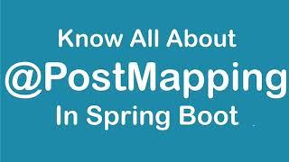 Postmapping Spring Boot Example || Spring Boot Postmapping || Spring Boot Postmapping Example