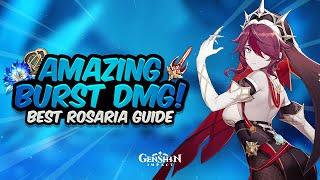 AMAZING BURST DAMAGE! Updated Rosaria Guide - Artifacts, Weapons & Teams | Genshin Impact 2.6