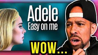 Rapper FIRST time REACTION to Adele - Easy On Me! WOW...