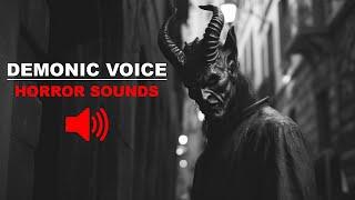 SCARY DEMONIC VOICE | HORROR SOUND EFFECT | FREE TO USE