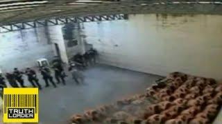 Shocking CCTV footage shows prison abuse in Brazil - Truthloader