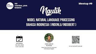 Ngulik Model NLP Bahasa indonesia ( IndoNLU / IndoBERT )