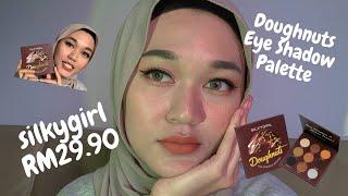 Silkygirl - Doughnuts Eye Shadow Pallete Silkygirl New Review, Makeup Tutorial & Swatches (BEGINNER)