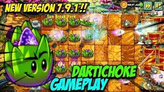 PvZ 2 7.9.1 Mod Hack Apk Dartichoke Gameplay!!