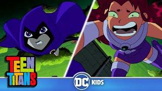 レイブン＆スターファイアーの体が入れ替わった！| Teen Titans in Japanese  | @DCKidsInternational