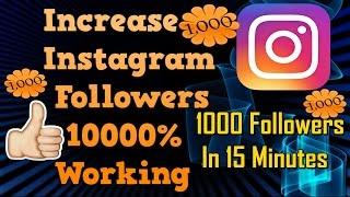 Increase Instagram Followers 100000% Working [2017]