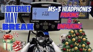 Garrett Vortex VX9 MS-3 Headphones - Pairing and Unpairing -